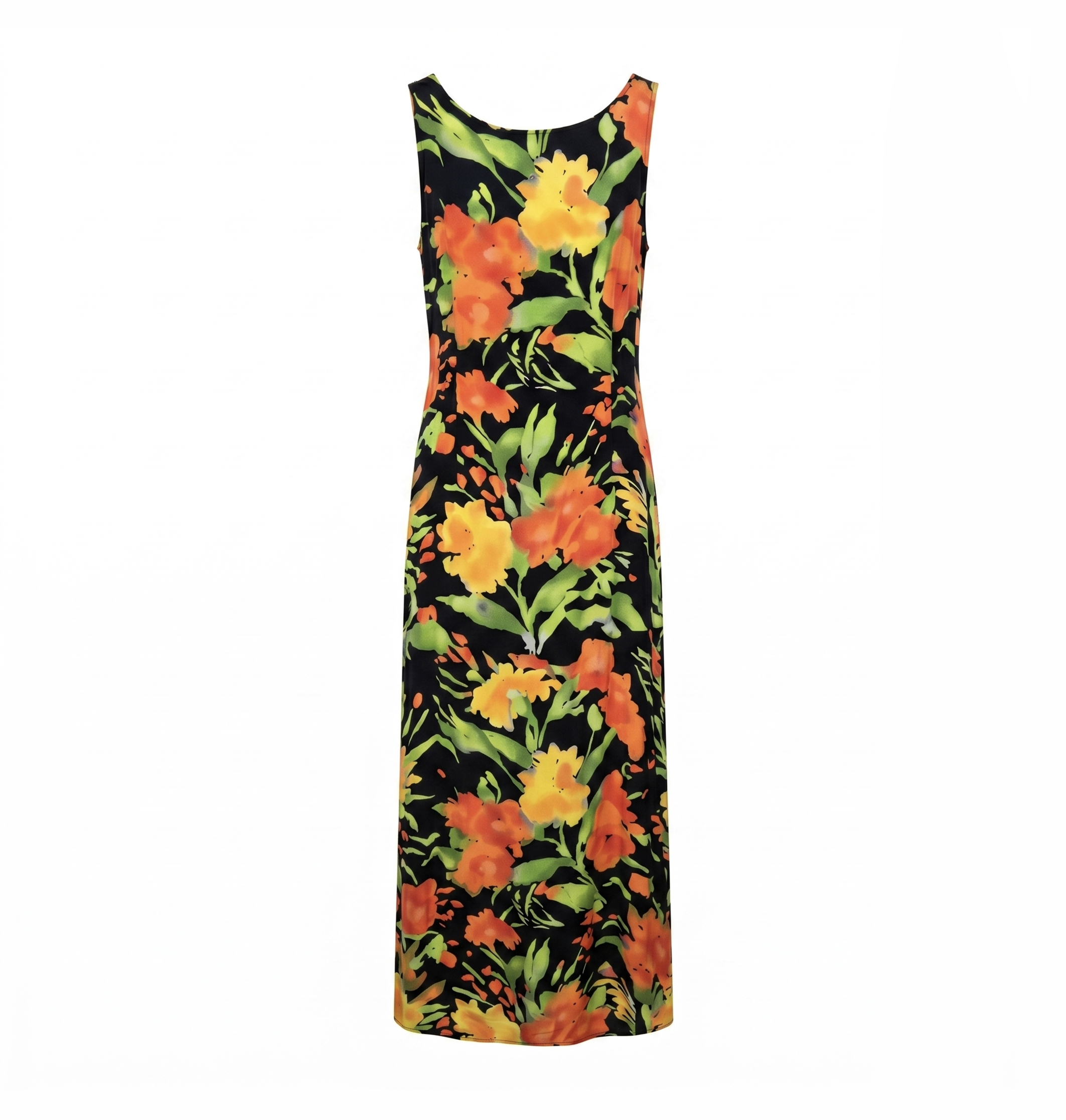 Tropical Floral Maxi Dress