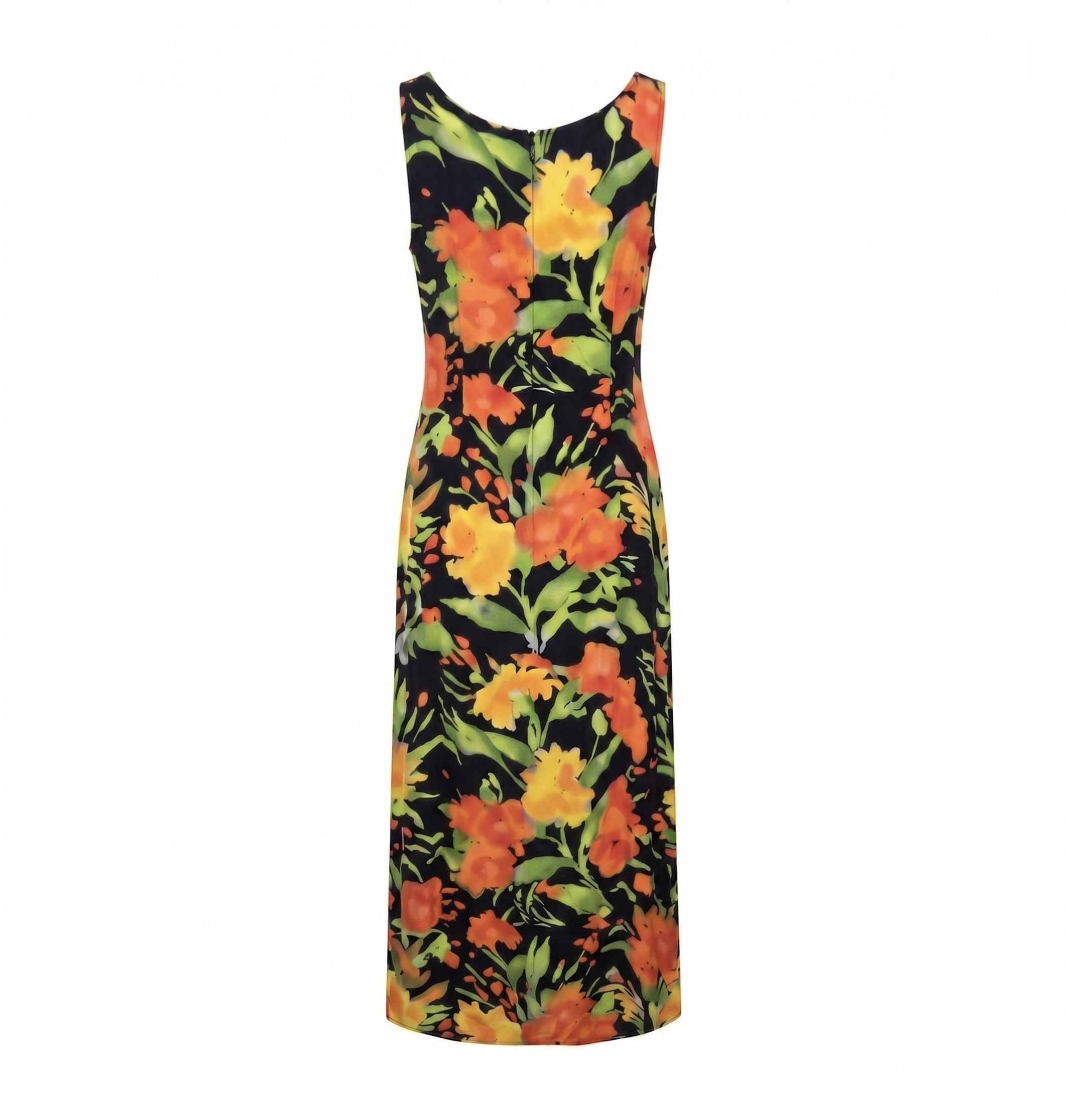 Tropical Floral Maxi Dress - Image 2